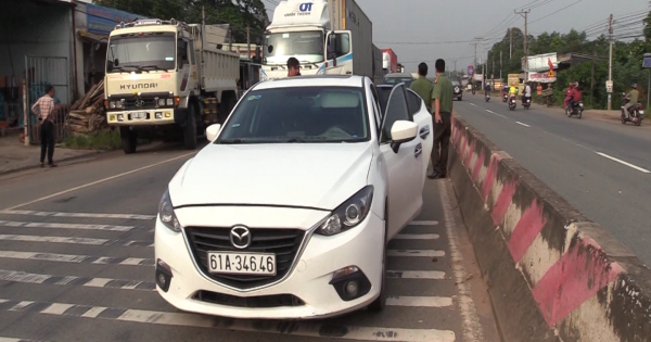 Tài xế xe ô tô sử dụng ma tuý lái xe bỏ chạy gần 40km khi bị CSGT phát hiện.