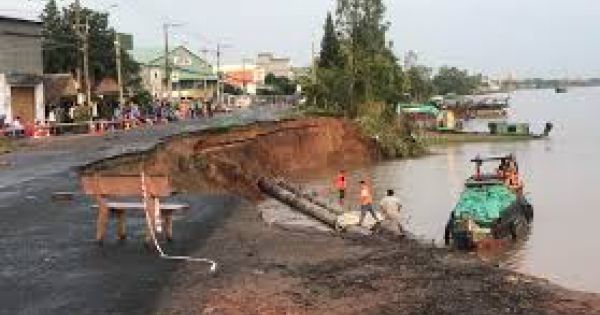 An Giang tạm ứng thêm 24 tỷ đồng để xử lý sạt lở Quốc lộ 91