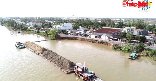 Đề xuất hàng trăm tỷ giải cứu quốc lộ 91 ở An Giang đang bị sạt lở