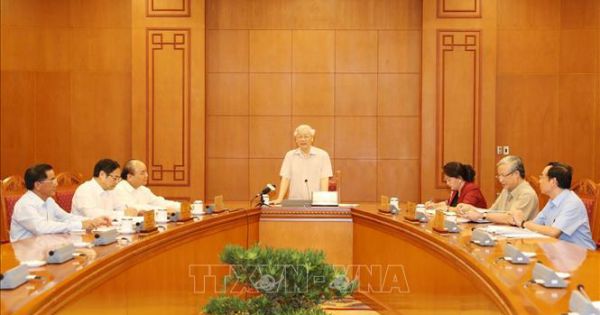 Tổng Bí thư, Chủ tịch nước chủ trì họp Tiểu ban Nhân sự Đại hội Đảng