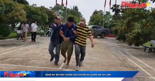Nghệ An: Bắt đối tượng vận chuyển số lượng ma túy lớn