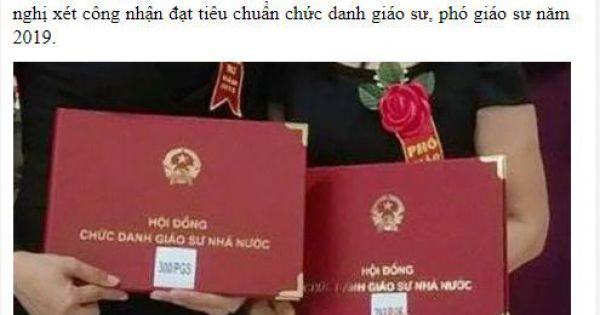 “Siết” kiểm tra các ứng viên nộp văn bằng 2 ngôn ngữ Anh để xét công nhận PGS, GS 2019