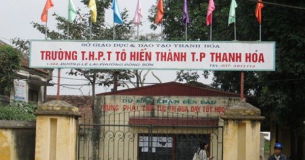 Thanh Hóa: Giải thể, sáp nhập 8 trường THPT