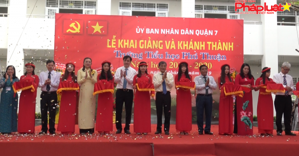 TP HCM: Khánh thành Trường Tiểu học gần 75 tỷ đồng trong ngày khai giảng năm học mới
