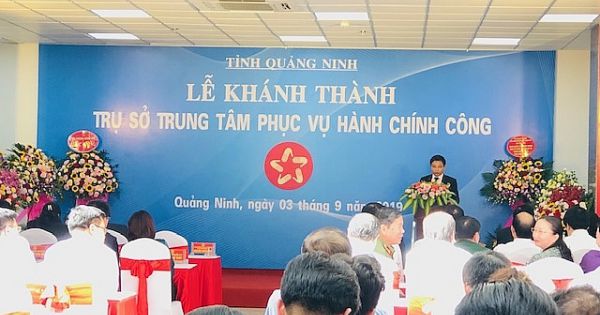 Quảng Ninh: Trung tâm phục vụ hành chính công bắt đầu hoạt động