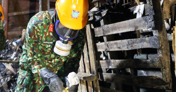 5 tấn phế thải nhiễm thuỷ ngân được thu gom tại kho Rạng Đông