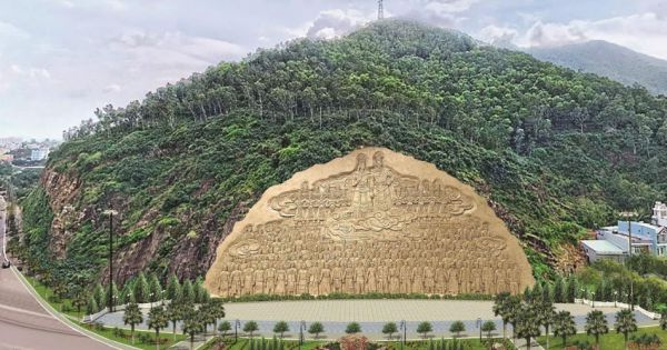 Bình Định dự kiến chi 86 tỷ tạc phù điêu khổng lồ lên vách núi