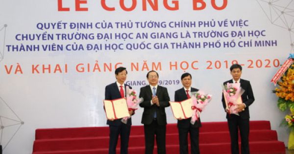 Trường ĐH An Giang chính thức là thành viên ĐH Quốc gia TP.HCM