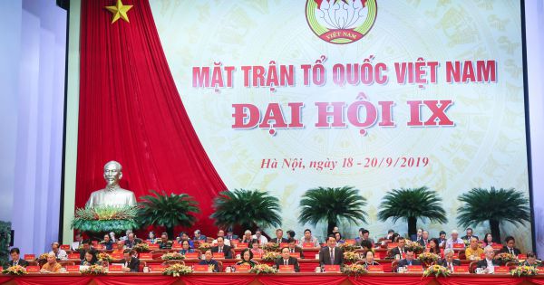 Hôm nay, khai mạc Đại hội Mặt trận Tổ quốc Việt Nam lần thứ IX