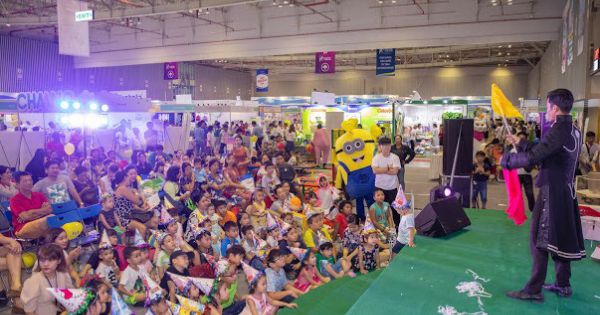 200 gian hàng tại Triển lãm Quốc tế sản phẩm dịch vụ cho mẹ bầu, mẹ và trẻ em