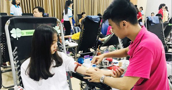 Phát động chương trình hiến máu tình nguyện trong khối trường học