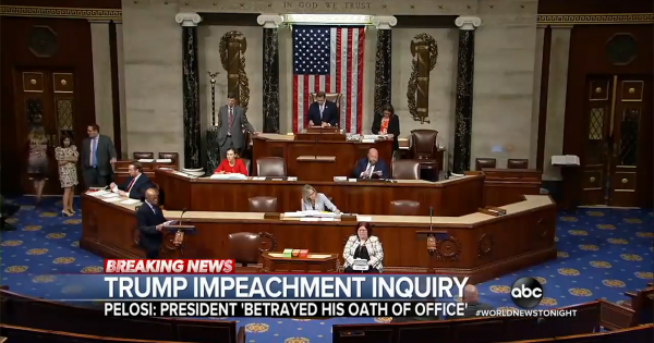 Hạ viện Mỹ khởi động điều tra luận tội Tổng thống Trump