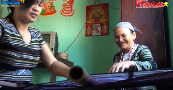 Nghề dệt thổ cẩm của người H’rê được công nhận là Di sản văn hóa phi vật thể Quốc gia