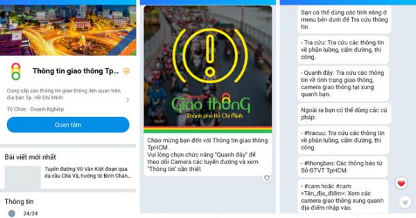 Dùng Zalo để tránh điểm kẹt xe, ngập nước ở TP.HCM như thế nào?