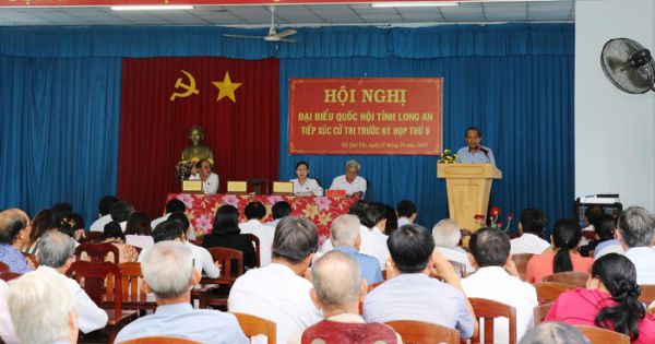 Phó Thủ tướng Thường trực tiếp xúc cử tri Long An