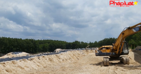 Bà Rịa - Vũng Tàu: “Đại công trường” cát lậu trong công ty