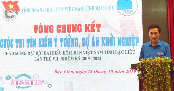 Chung kết cuộc thi Tìm kiếm ý tưởng, dự án khởi nghiệp tỉnh Bạc Liêu lần thứ I năm 2019