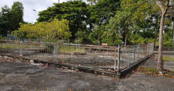 Nhà thiếu nhi huyện Hòn Đất bị bỏ hoang