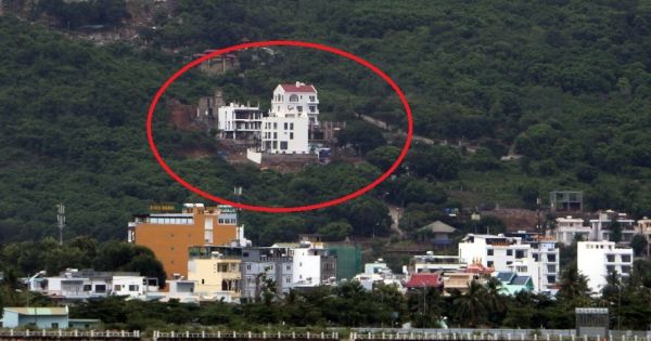 Nha Trang dừng thi công khu biệt thự trên núi Cô Tiên