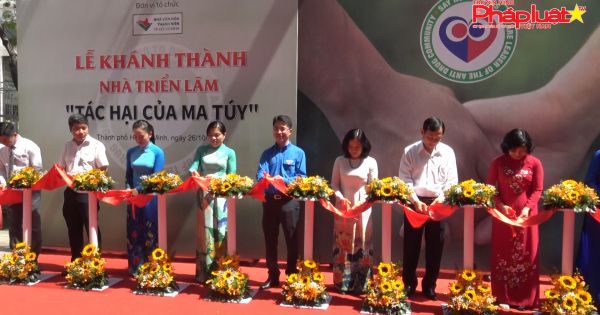 TP HCM: Khánh thành Nhà triển lãm “Tác hại của ma túy”