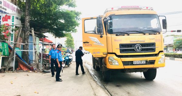 Bình Dương: Phạt hơn 3,2 tỷ đồng với 418 xe quá tải đi vào đường cấm