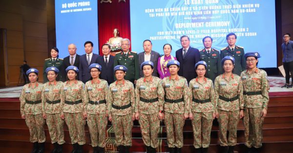 Bệnh viện dã chiến số 2 nhận quyết định sang Nam Sudan