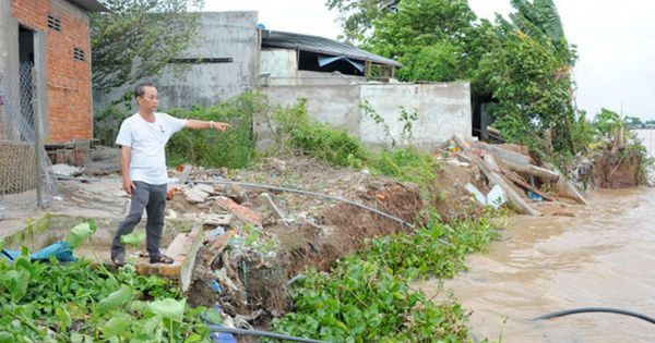 Đồng Tháp đề nghị hỗ trợ 295 tỷ đồng xử lý sạt lở