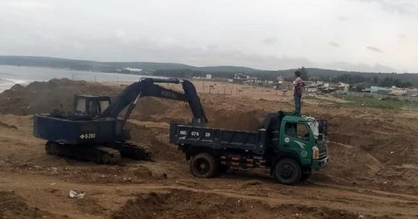 Bình Thuận: Đình chỉ nạo vét cửa biển Phan Rí do có nhiều sai phạm