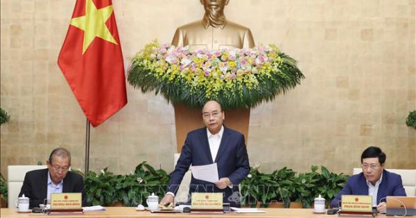 Thủ tướng chủ trì phiên họp Chính phủ thường kỳ tháng 11/2019