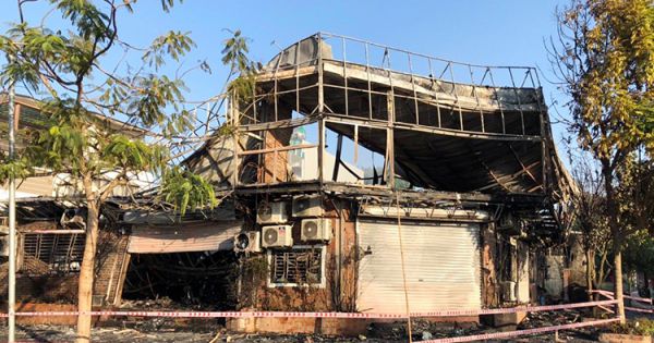 4 người chết trong vụ cháy nhà hàng