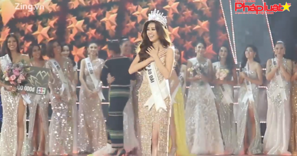 Nguyễn Trần Khánh Vân đăng quang Hoa hậu Hoàn vũ Việt Nam 2019