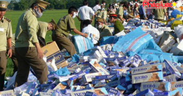 Còn hơn 7 triệu bao thuốc lá nhập lậu bị tịch thu chưa xử lý được