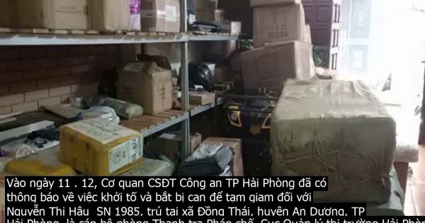 Khởi tố, bắt giam nữ cán bộ thuộc Cục Quản lý thị trường Hải Phòng