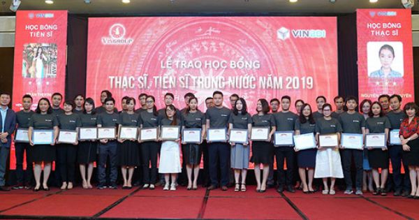 Vingroup tài trợ 1 triệu đô la Mỹ đào tạo thạc sĩ, tiến sĩ