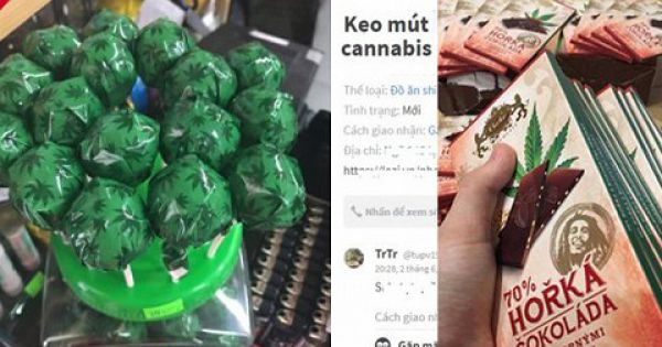 Bộ Công an điều tra việc bán bánh kẹo chứa cần sa ở Hà Nội