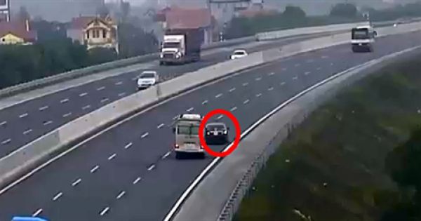Tài xế lùi ô tô trên cao tốc Hà Nội - Hải Phòng bị phạt 1 triệu