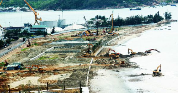 Cắt xén khu lấn biển để làm tòa nhà 40 tầng và công viên