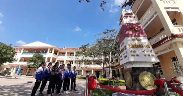 Ngôi trường đặt tên 16 lớp học theo các đảo ở Trường Sa, Hoàng Sa