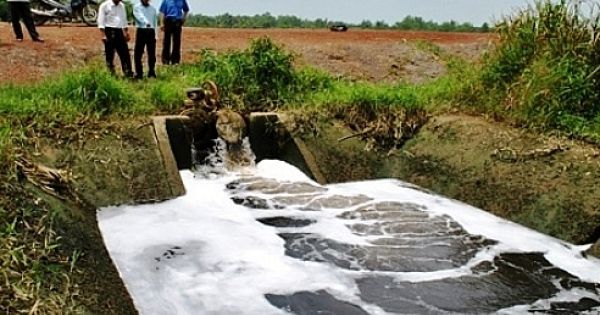 Xử phạt gần 530 triệu đồng một doanh nghiệp xả thải sai phép