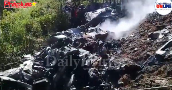 Rơi máy bay quân sự Sri Lanka, toàn bộ phi hành đoàn thiệt mạng