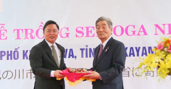 Lễ trồng hoa sen Oga tại Quảng Nam