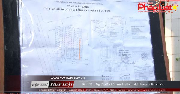 Bình Tân: Người dân bức xúc khi hẻm dự phóng bị lấn chiếm trái phép