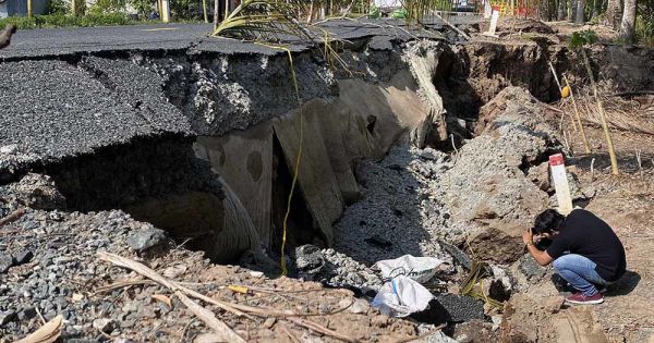 Giám định nguyên nhân sụt lún tuyến đường đầu tư hơn 700 tỷ đồng ở Cà Mau