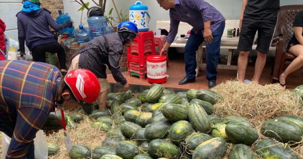 Bất ngờ với điểm phát miễn phí hàng tấn dưa hấu ở TP HCM