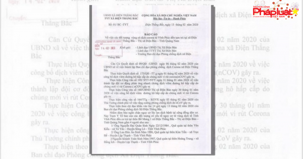 Quảng Nam: Xã gọi 4 người đến từ Vĩnh Phúc là 