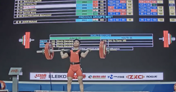 Đỗ Tú Tùng giành 6 HCV châu Á, phá kỷ lục cử tạ trẻ thế giới