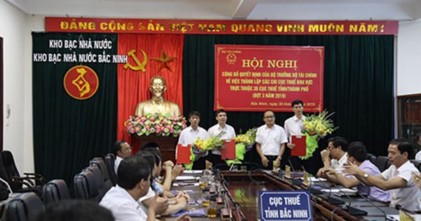 Hoàn thành hợp nhất các Chi cục Thuế khu vực