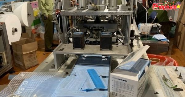 Xử phạt cơ sở sản xuất 6.000 khẩu trang không phép