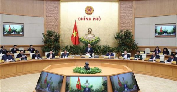 Chính phủ họp phiên thường kỳ tháng 2/2020