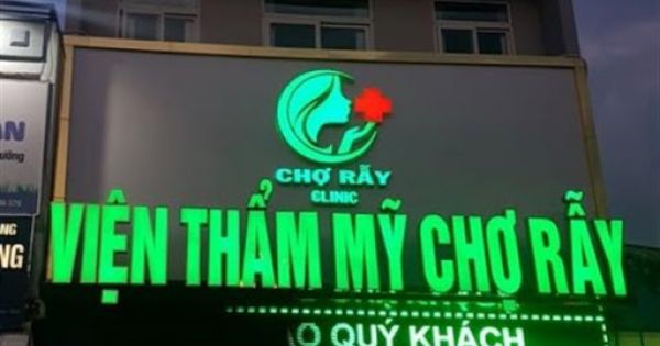 Kiểm tra đột xuất, phát hiện nhiều sai phạm của Thẩm mỹ viện Chợ Rẫy